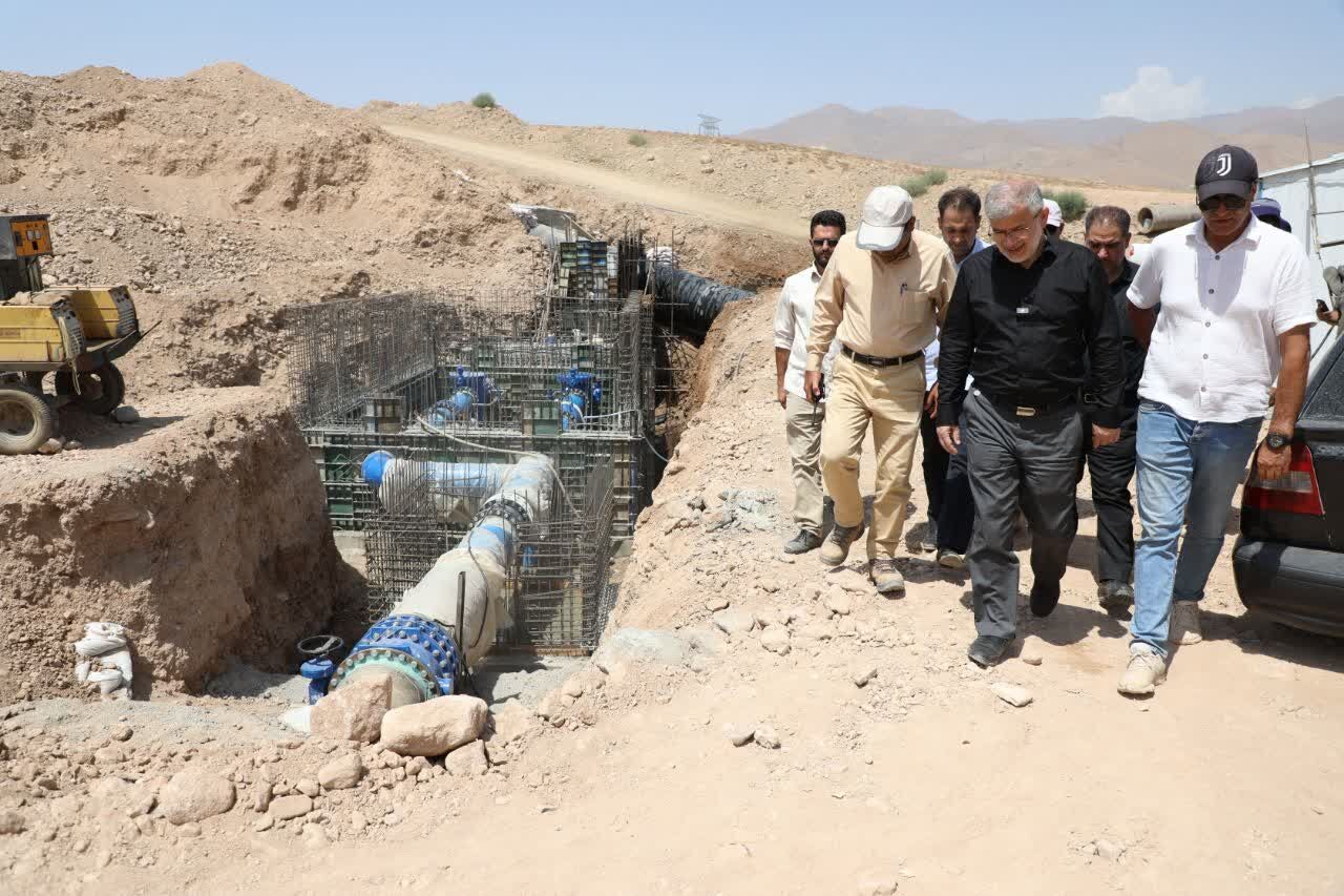 آغاز انتقال آب به تصفیه خانه مِهستان