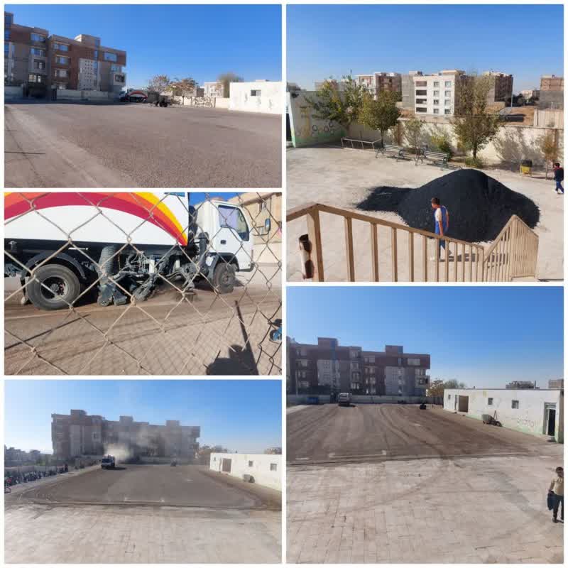 آسفالت به حیاط مدرسه مهرورزان شهر مِهستان رسید آسفالت به حیاط مدرسه مهرورزان شهر مِهستان رسید