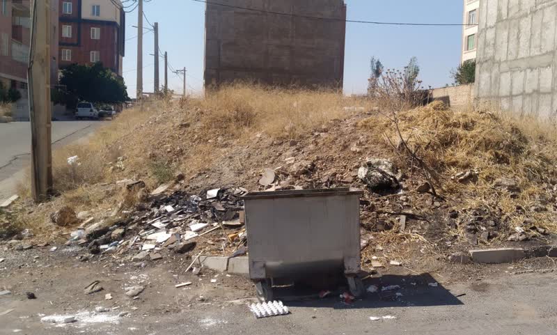  وضعیت نامناسب و اسف بار بلوار ارغوان 
